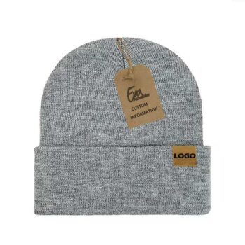 Brand Custom Low Moq 100% Acrylic Beanies Hats Wholesale High Quality Manufacturer Winter Knit Cap with Logo Embroidered