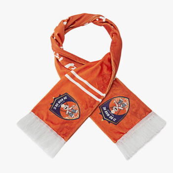Custom Logo Winter Supporter Football Scarf New Design Long Soccer Club Sport Print for Fans