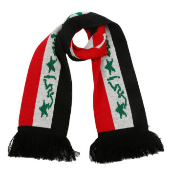 Factory Wholesale Palestine Scarf Palestine Flag Scarf Events Decoration Satin Polyester Palestine Scarf
